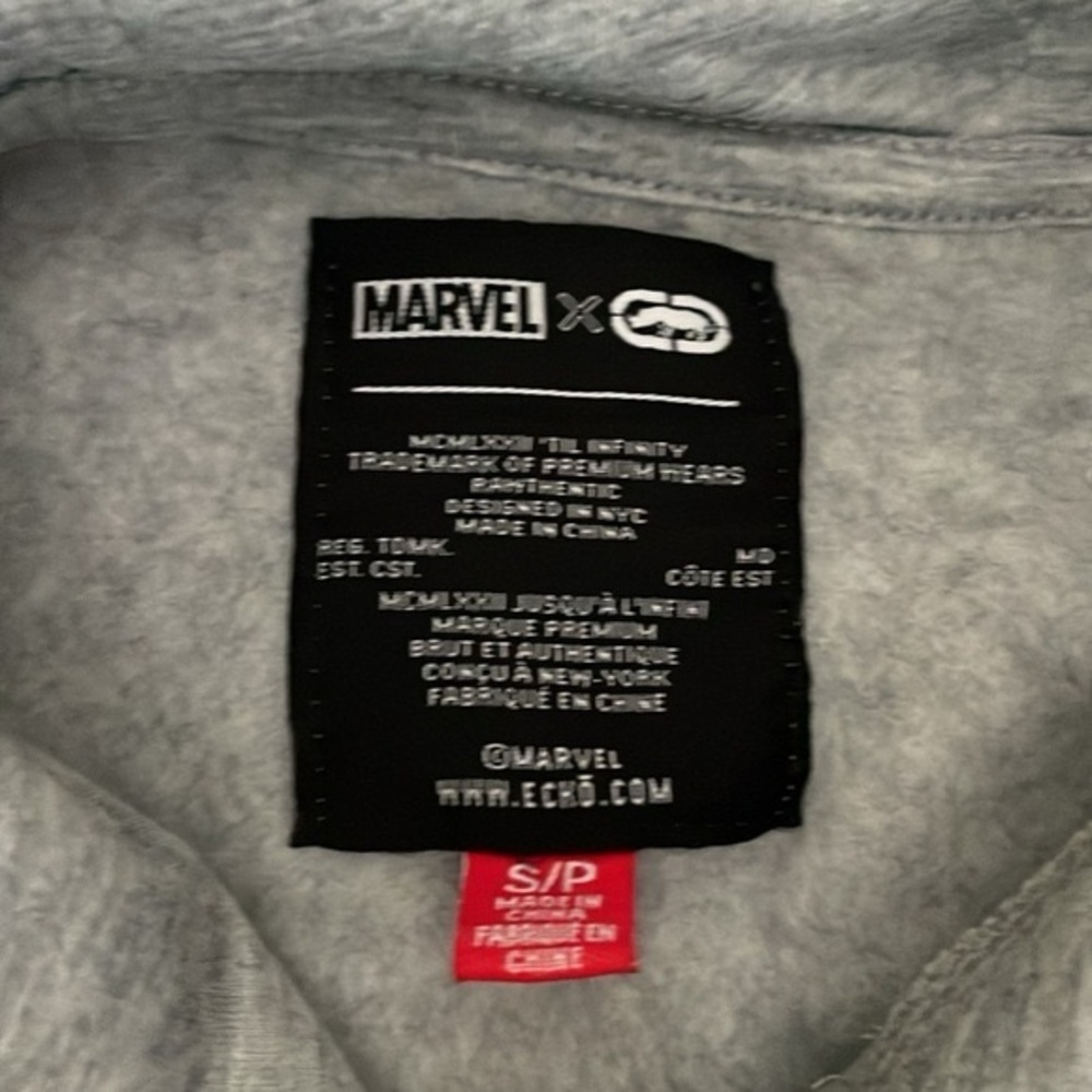 NWOT Men’s Ecko UnLtd Marvel Full Send Hooded Sweatshirt Size S - Picture 7 of 10